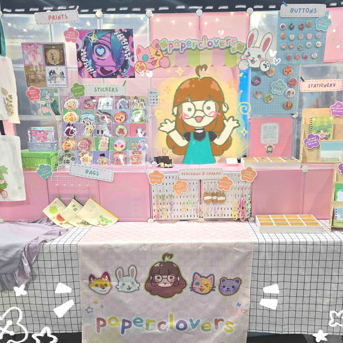 old table setup! old table setup!